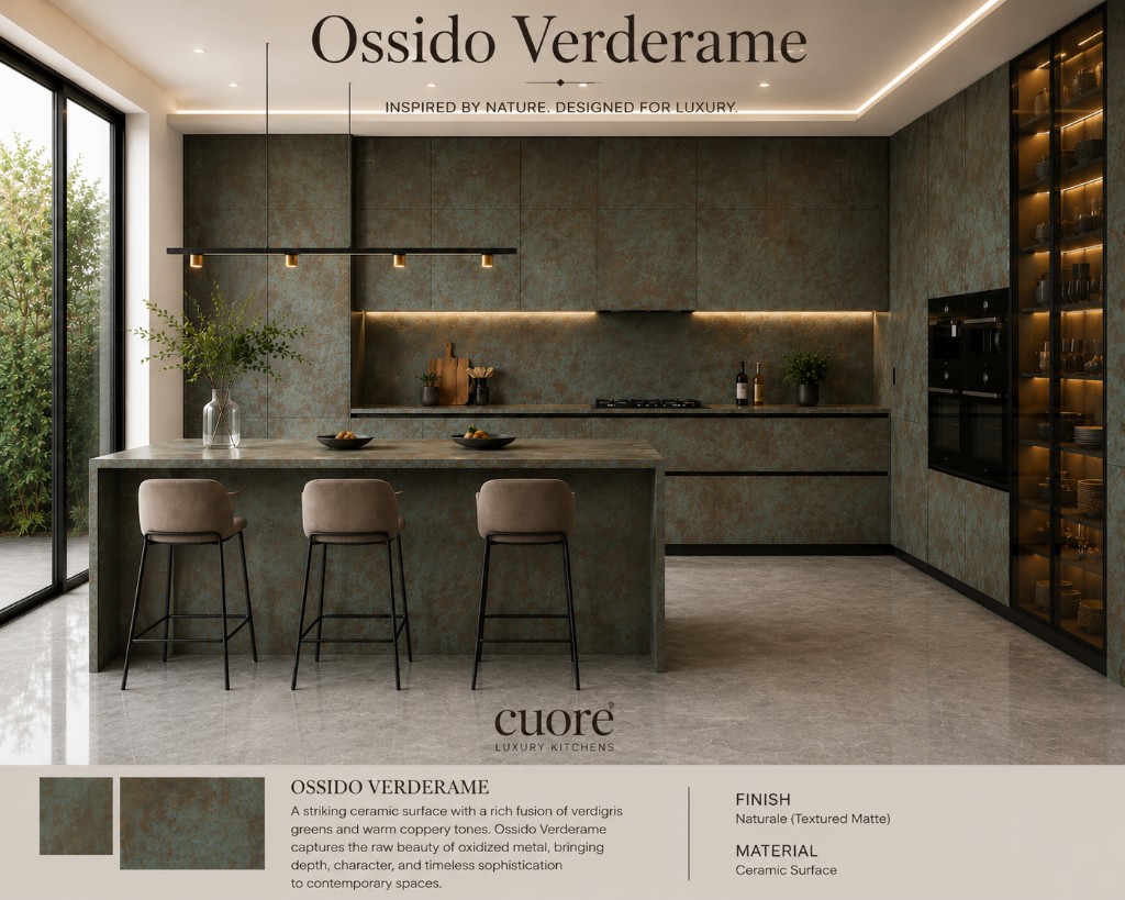 Ossido Verderame ceramic kitchen