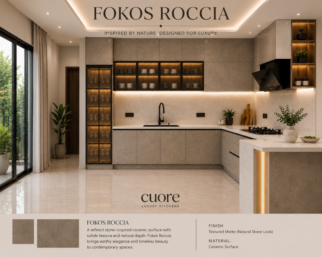 Fokos Roccia ceramic kitchen
