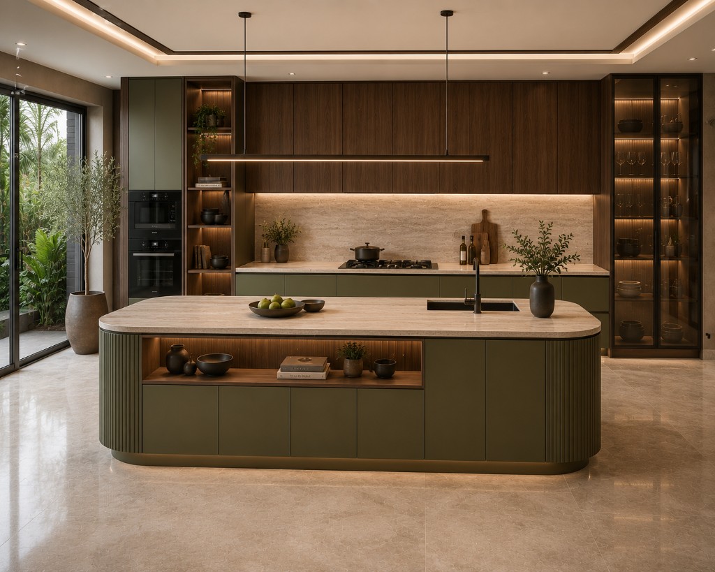 Olive Wood Technomatt kitchen